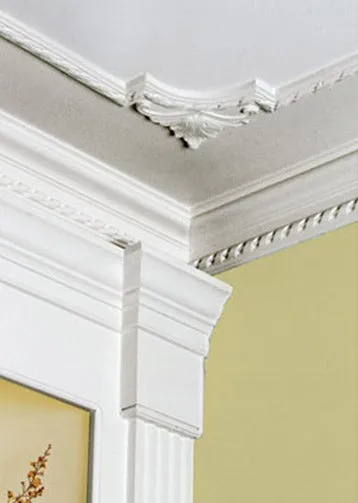 30ML di Cornice in polistirolo per soffitto modello "CILIEGIA" (15 aste da 2ML)