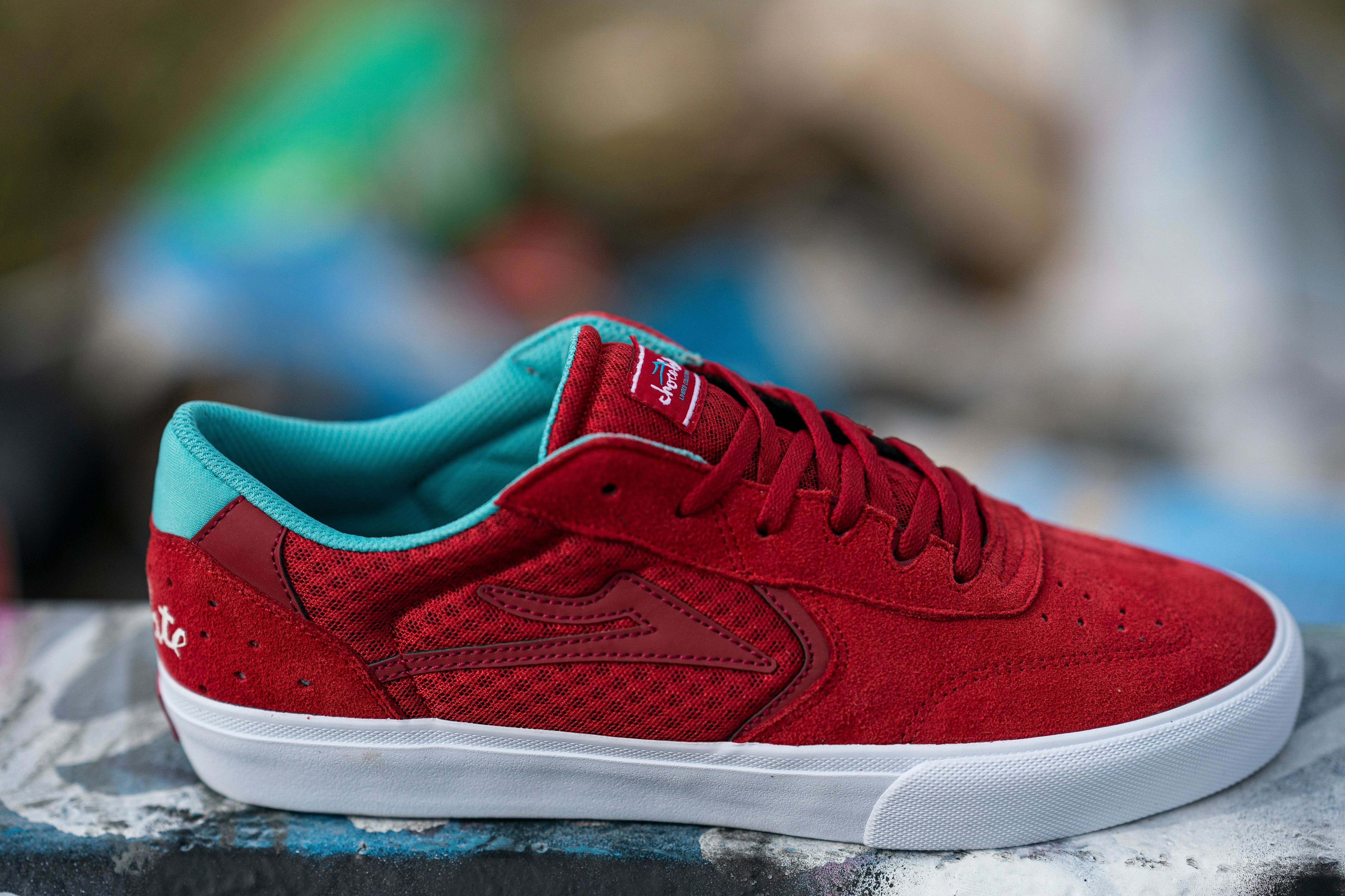 Atlantic Vulc Red Suede