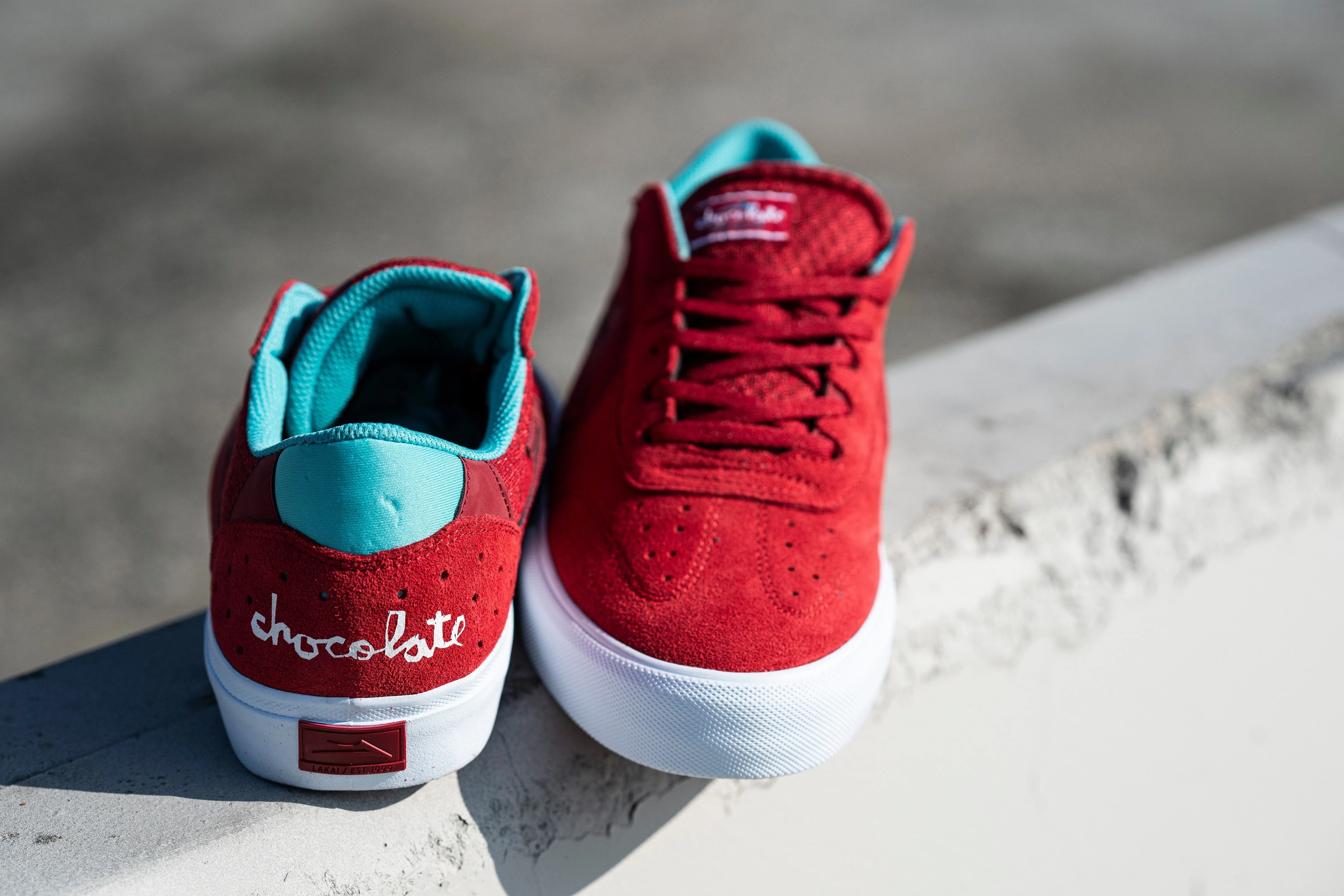 Atlantic Vulc Red Suede