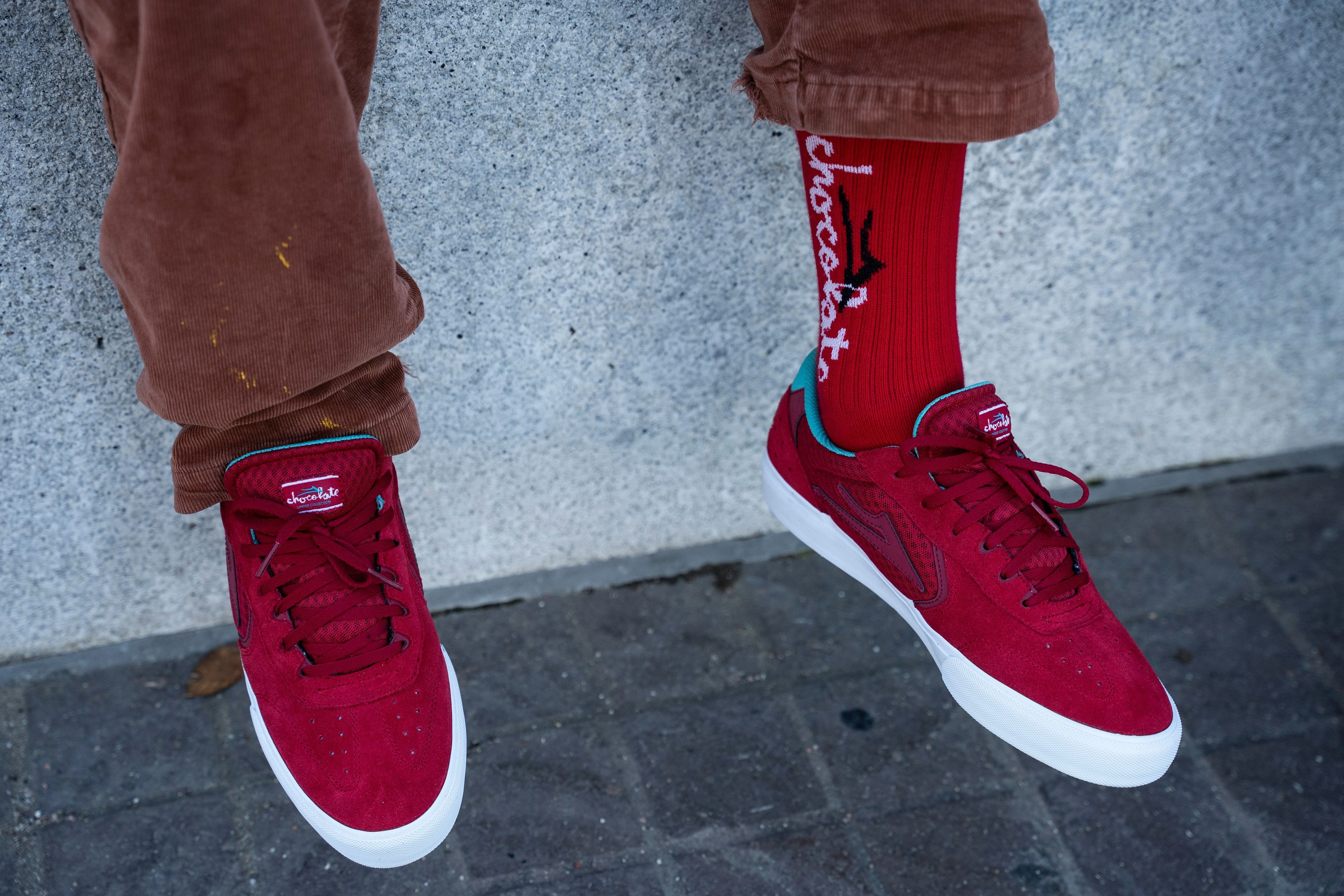 Atlantic Vulc Red Suede