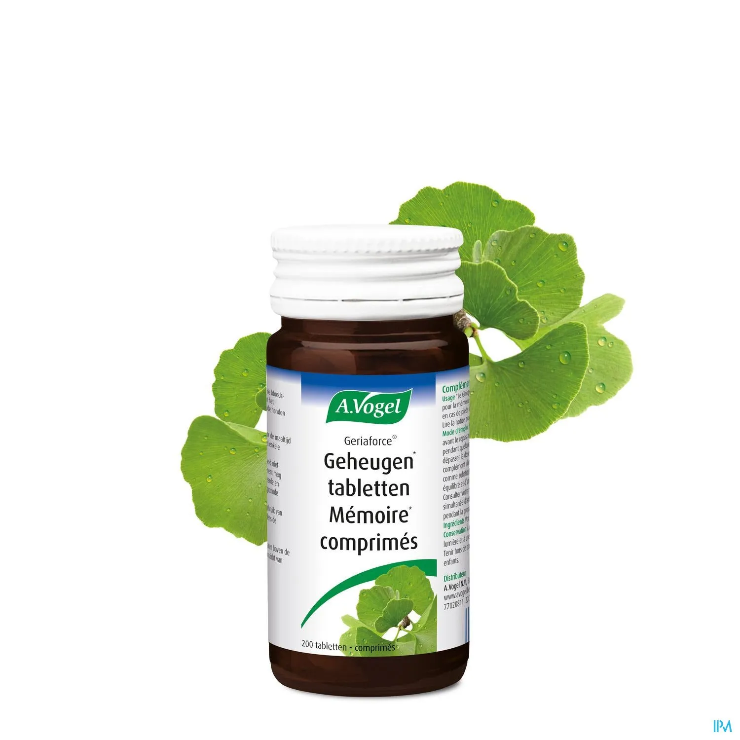 A.Vogel Geriaforce 200 tabletten - Verbetert geheugen en concentratie met Ginkgo biloba