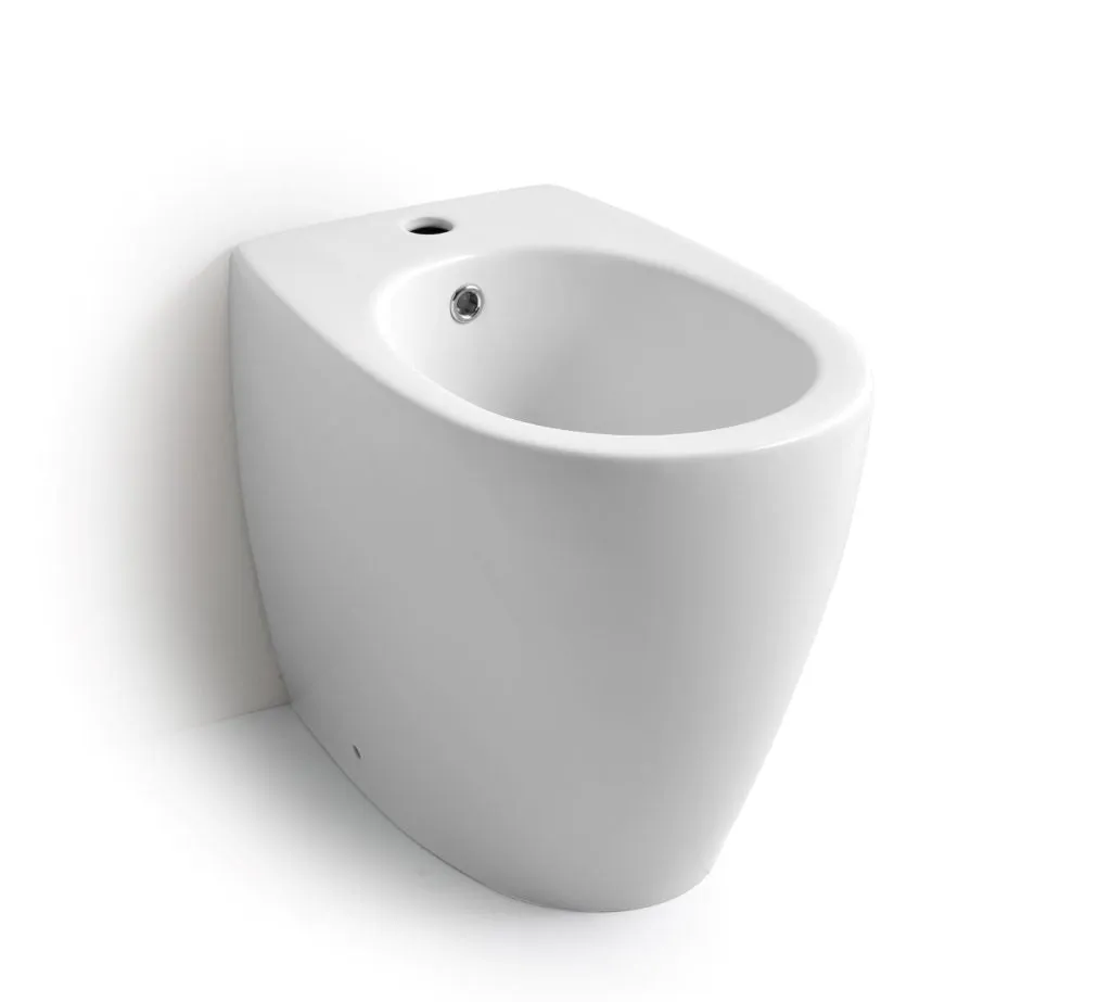 Bidet Filo Muro Basic Circle White Ceramic