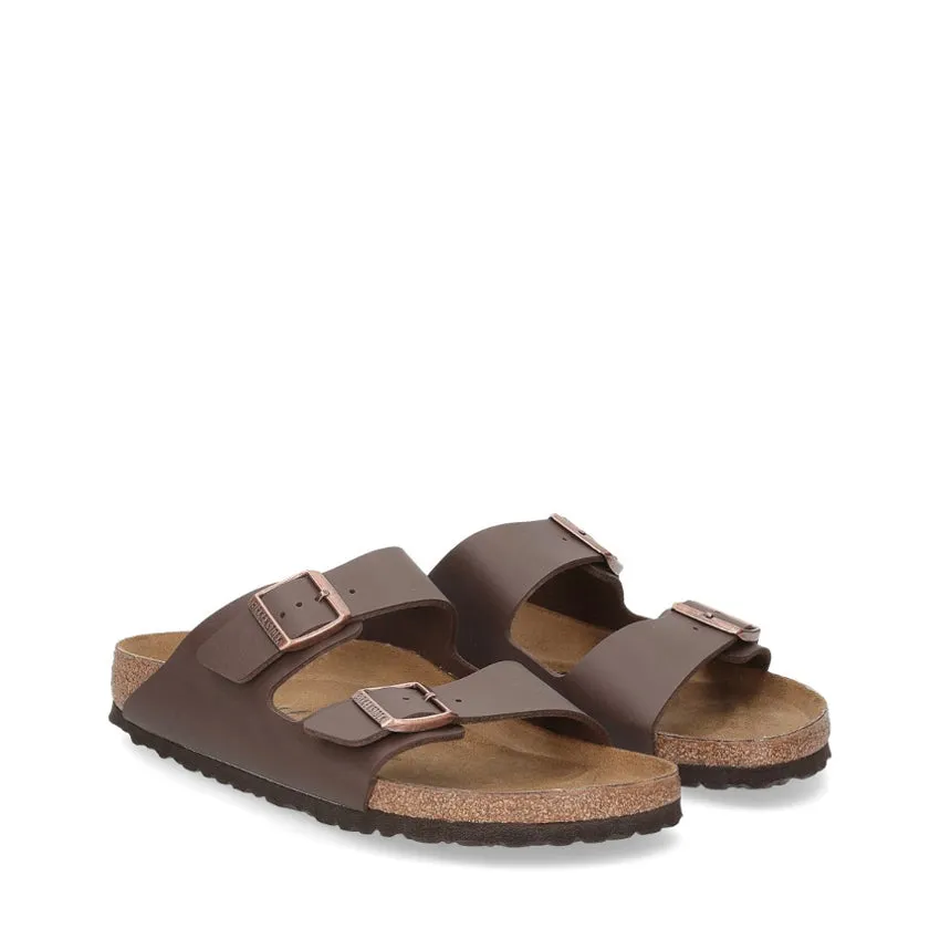 BIRKENSTOCK SANDALO ARIZONA 051703 MARRONE SCURO