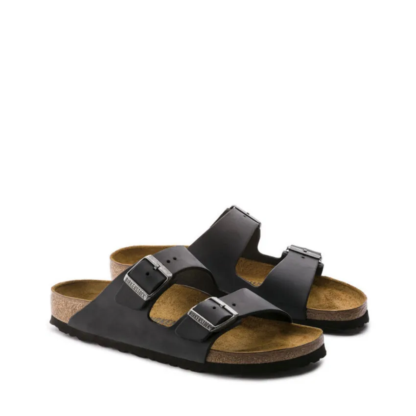 BIRKENSTOCK SANDALO ARIZONA 552113 NERO OILED