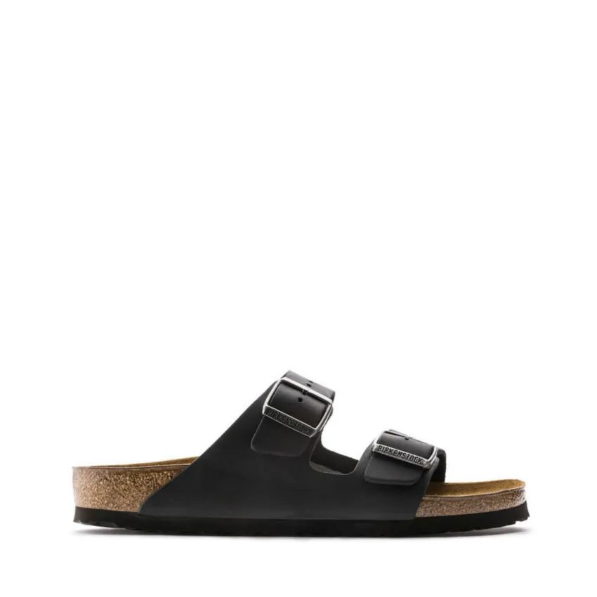 BIRKENSTOCK SANDALO ARIZONA 552113 NERO OILED