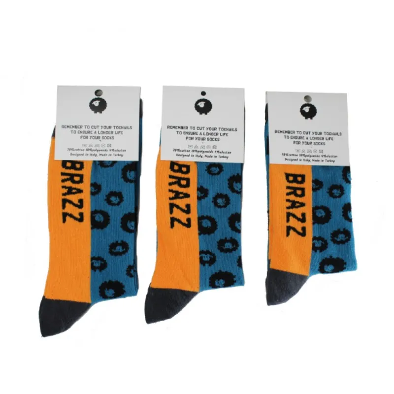 BRAZZ BRAZZSOCKS CALZINI STILOSI IN COTONE DISPONIBILE IN TRE COLORAZIONI