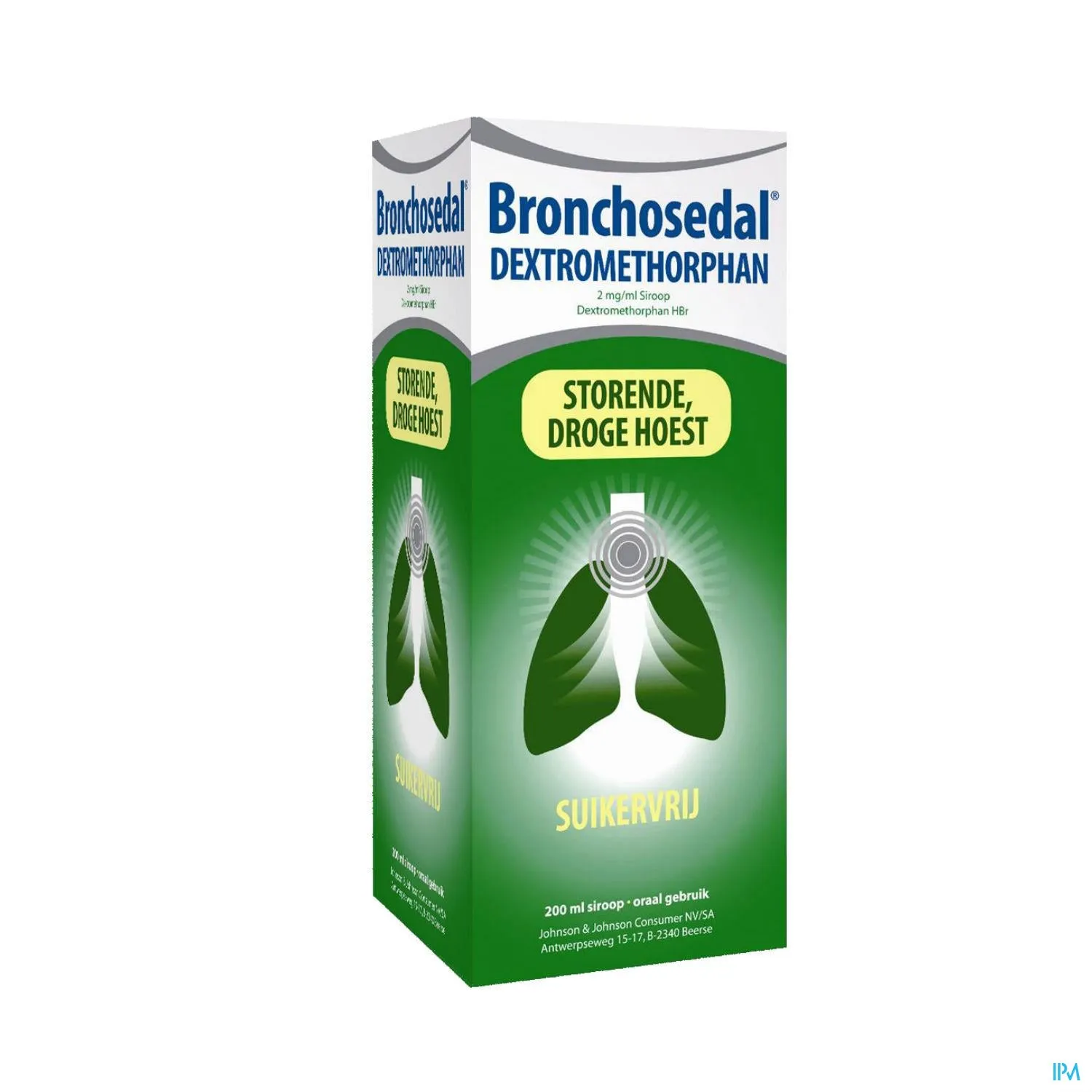 Bronchosedal® Dextromethorphan Siroop, tegen storende, droge hoest, 200 ml