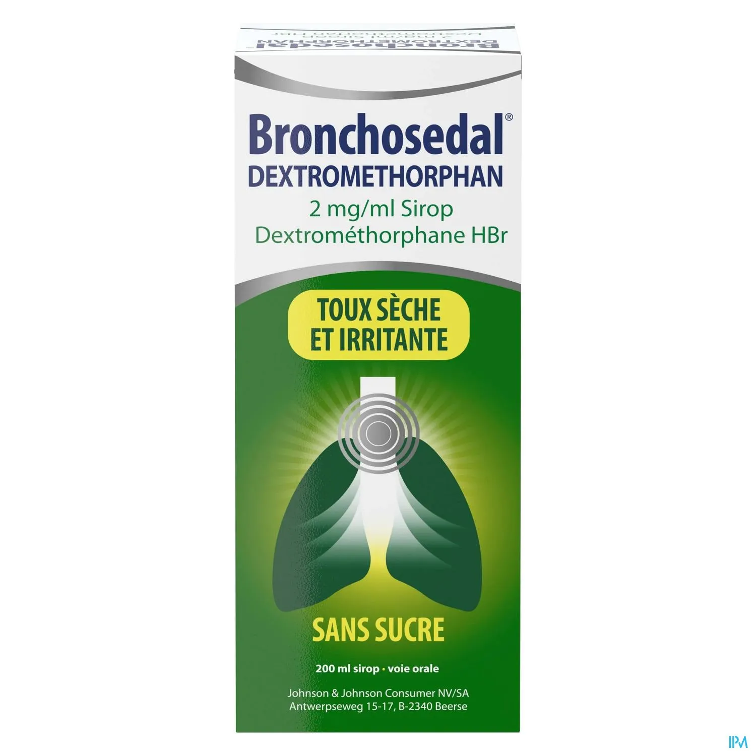 Bronchosedal® Dextromethorphan Siroop, tegen storende, droge hoest, 200 ml