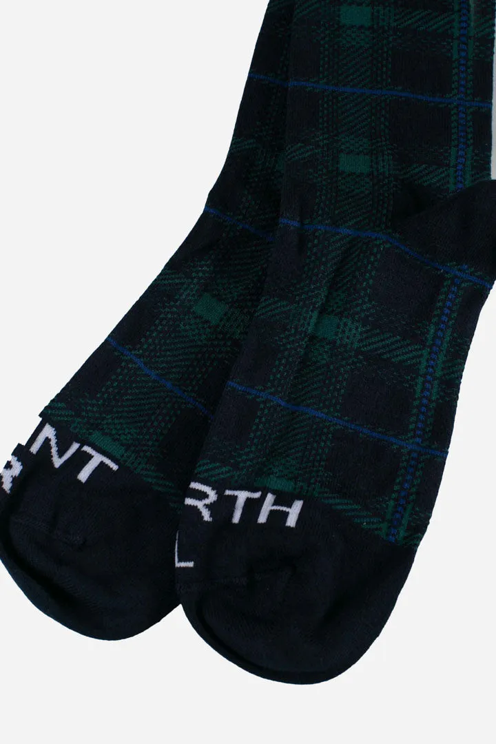 Calzini lunghi da uomo con stampa jacquard tartan