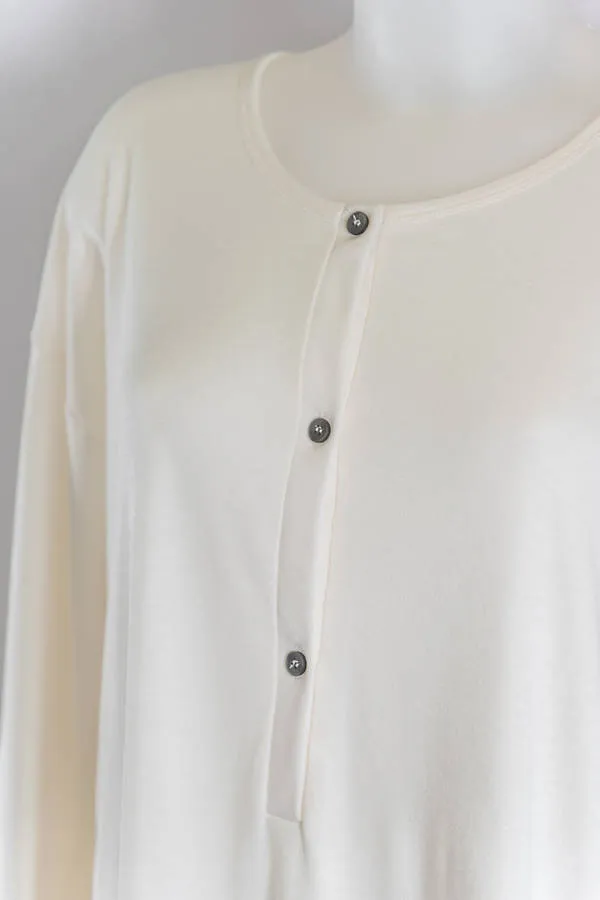 Camicia notte Allattamento - Ivory 043