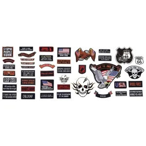 Daniel Smart 42PC Embroidered Patch Set