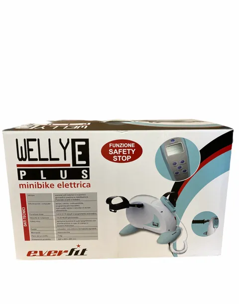 Everfit Pedaliera riabilitazione WELLY E PLUS con funzione Safety Stop