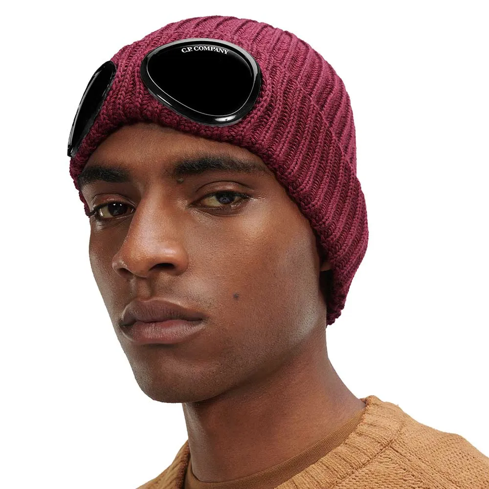 EXTRA FINE MERINO WOOL GOGGLE BEANIE