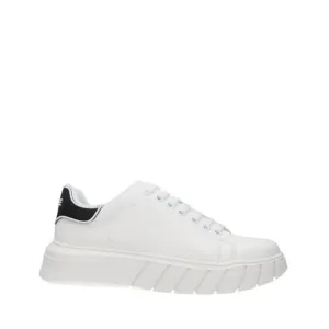 GAELLE SNEAKERS GBCDP2965 ADDICT IN ECOPELLE BIANCO-NERO