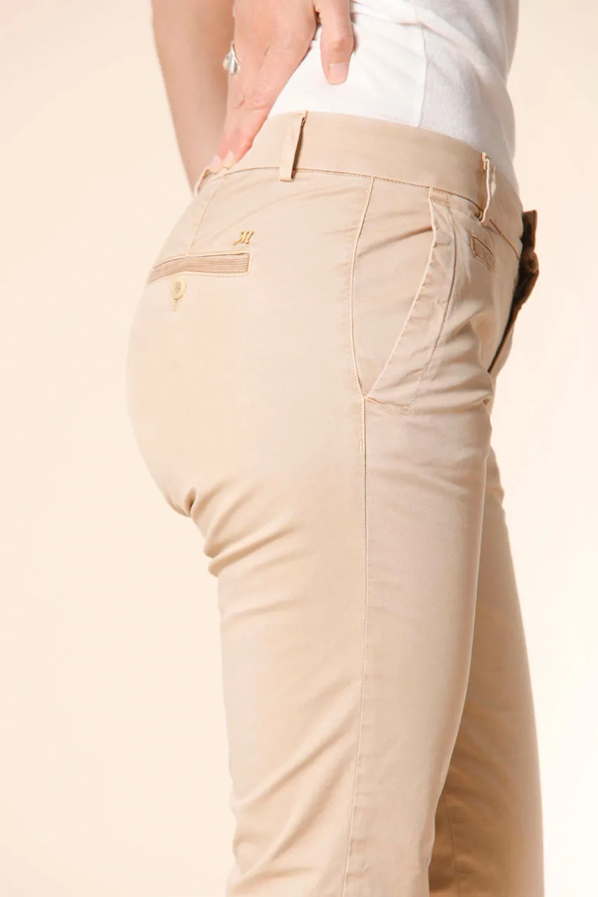 Jaqueline Archivio pantalone chino donna in gabardine curvy