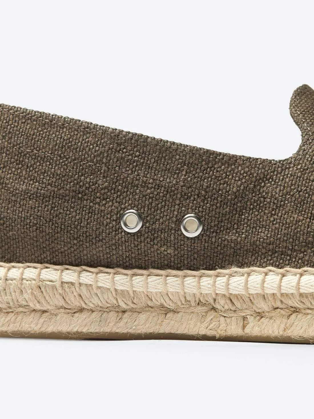 KHAKI LINEN ESPADRILLES - ASSORTED