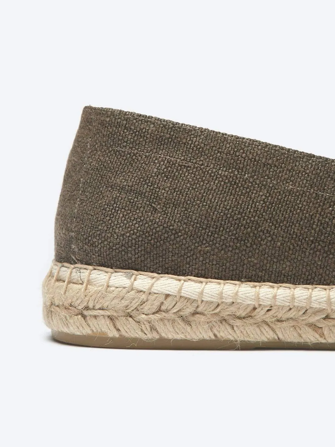 KHAKI LINEN ESPADRILLES - ASSORTED