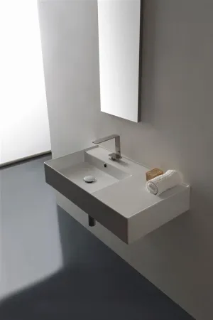 Lavabo sospeso 81x44 "teorema bacinella"