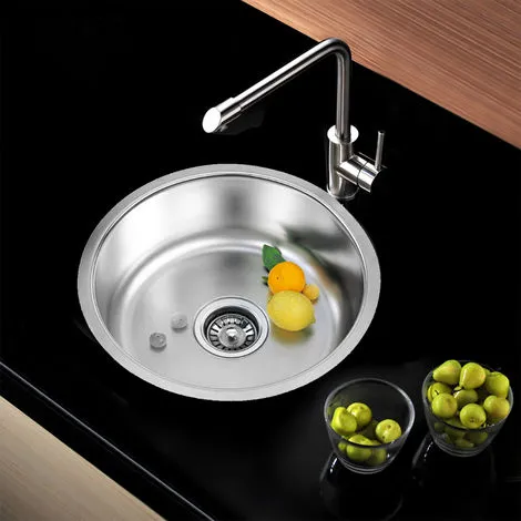 Lavelli da Cucina in Acciaio Inox Spazzolato Vasca Singola (41x 41 x 20 cm)