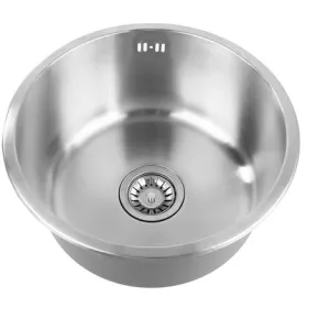 Lavelli da Cucina in Acciaio Inox Spazzolato Vasca Singola (41x 41 x 20 cm)