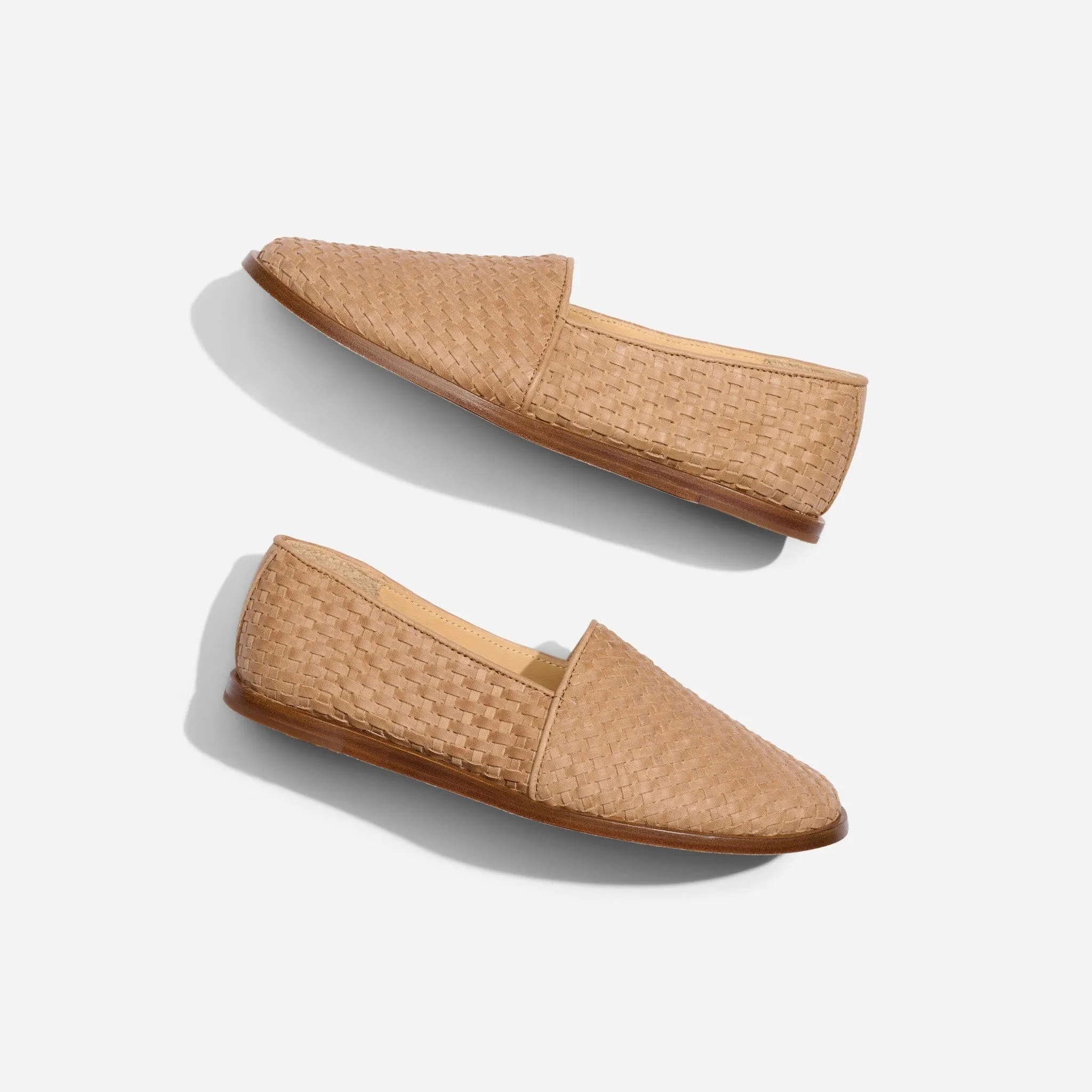 Mara Woven Slip On Woven Almond