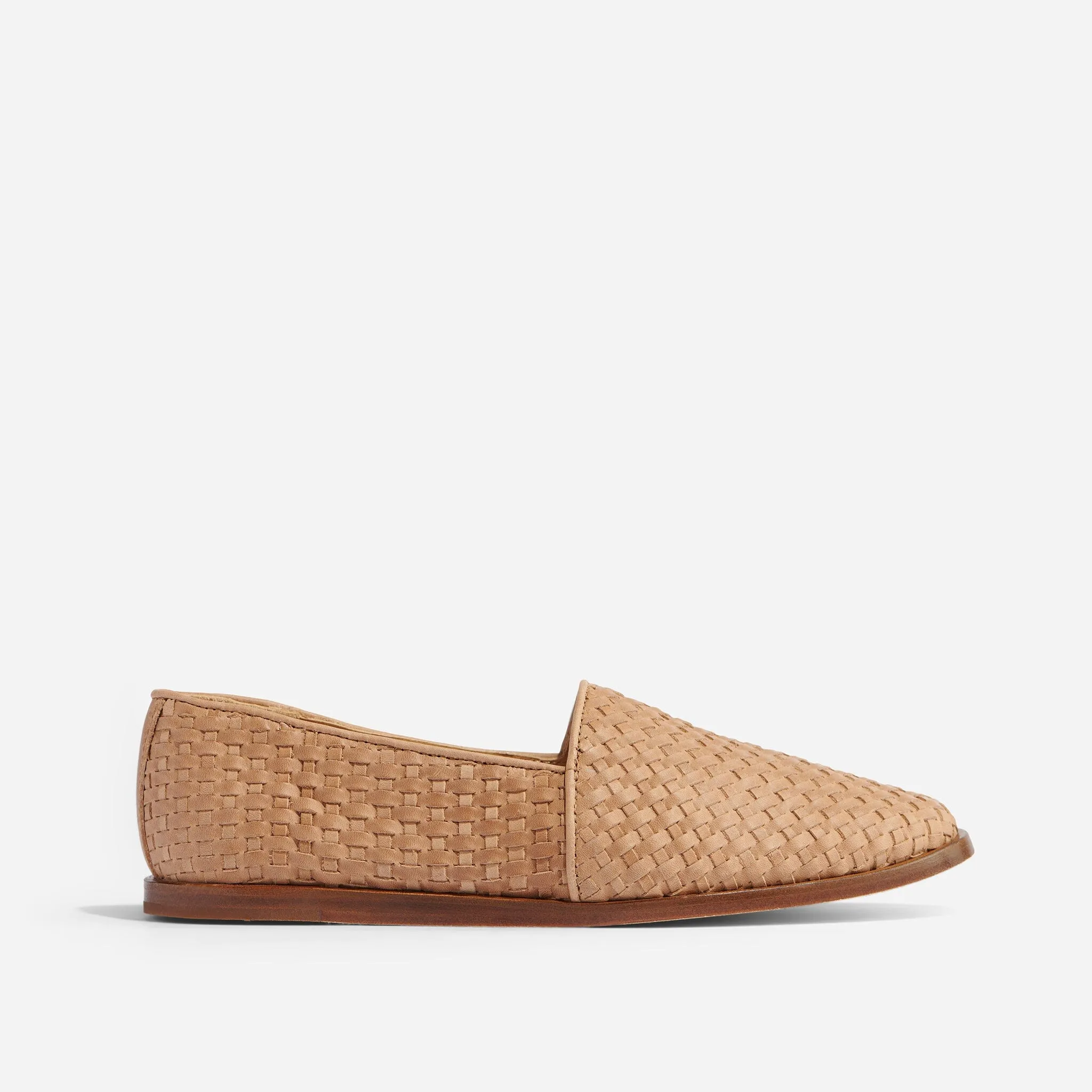 Mara Woven Slip On Woven Almond