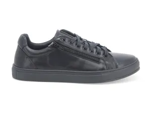 Melluso uomo sneakers comode con zip in pelle