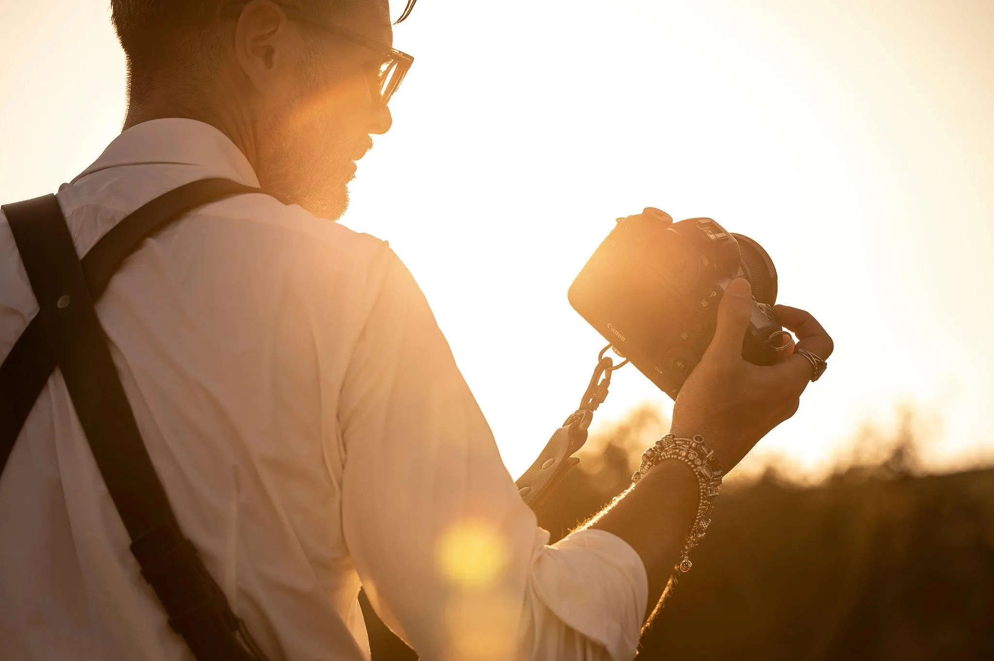 Nice One - Power - Tracolla Doppia in Pelle Testa di Moro per Mirrorless e reflex