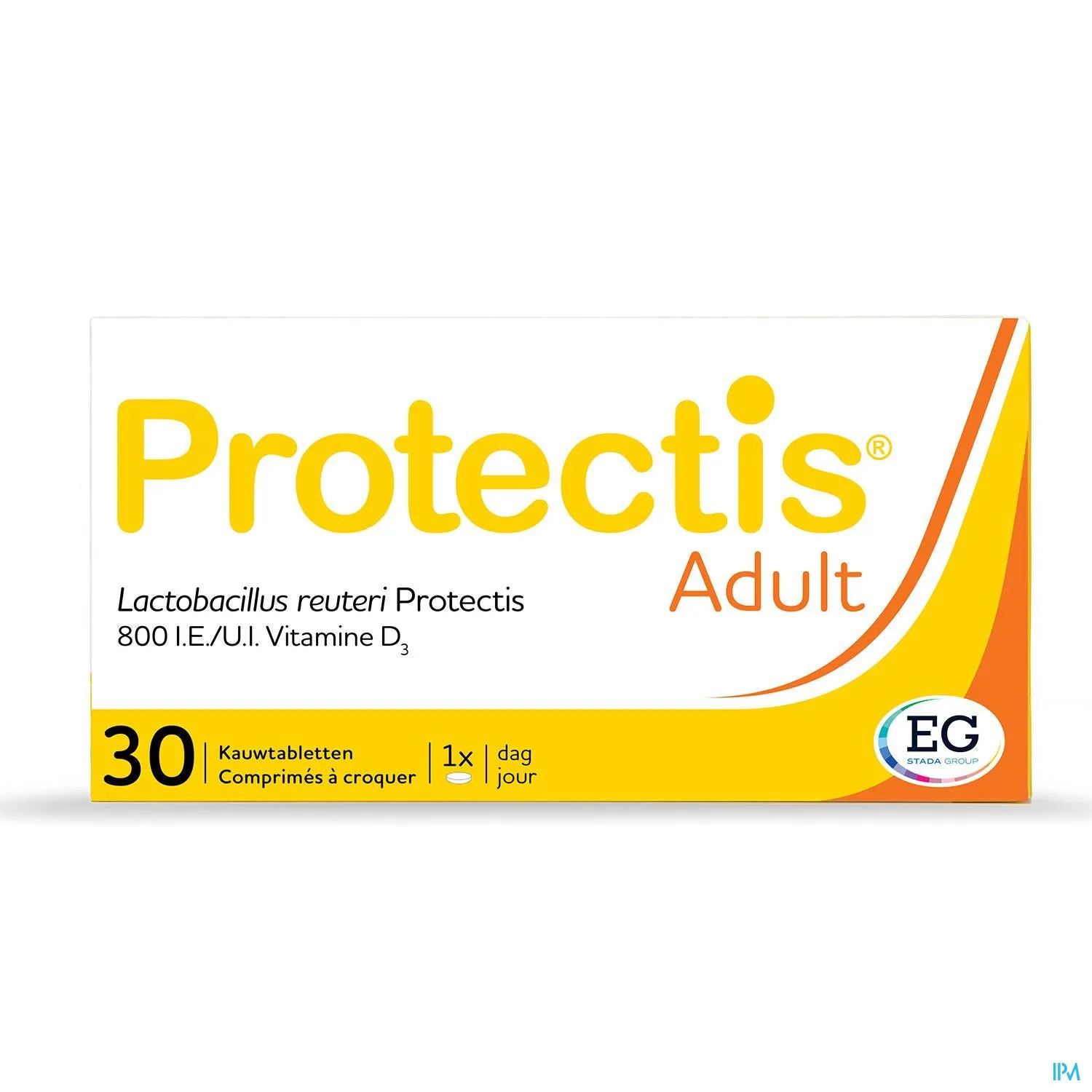 Protectis Adult Kauwtabletten 30 - Darmflora & Immuunsysteem Ondersteuning met Vitamine D3