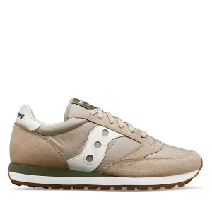 Scarpe Unisex Saucony Sneakers Jazz Original Khaki - Off White