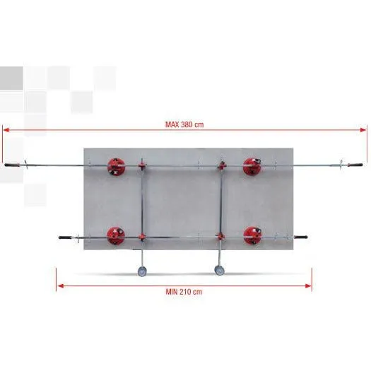 Sistema di movimentazione grandi formati Montolit Superlift - Kit completo