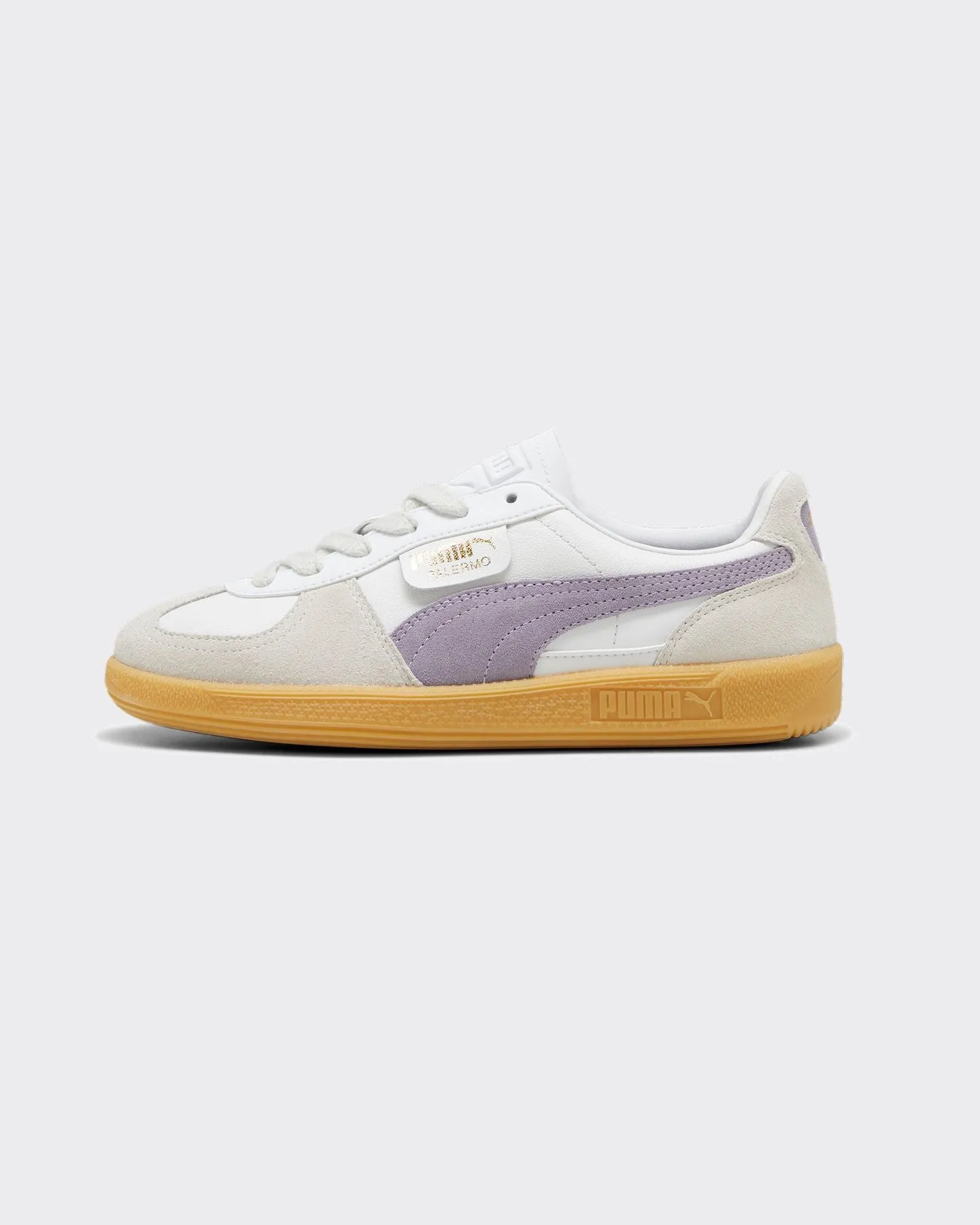 Sneakers Palermo Leather White/Pale Plum Gum