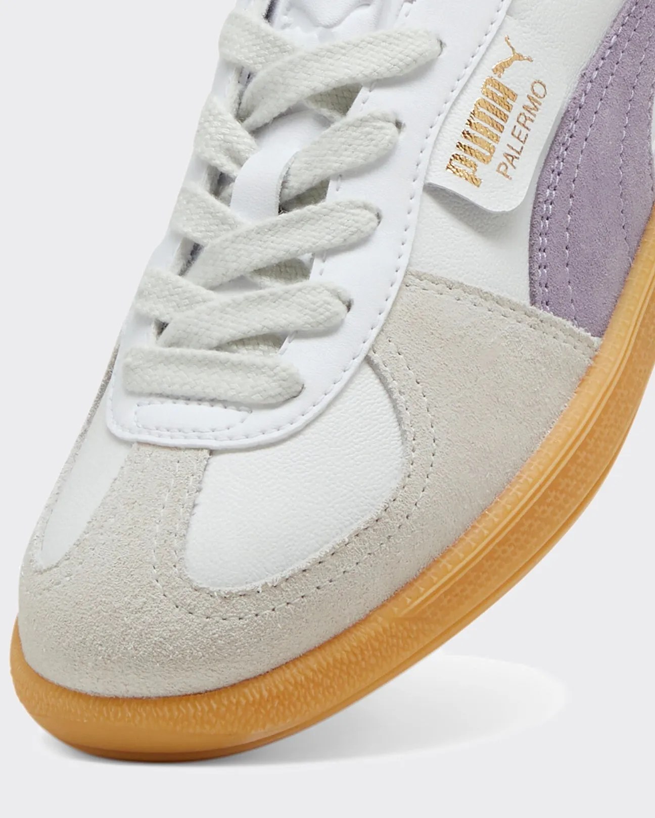 Sneakers Palermo Leather White/Pale Plum Gum