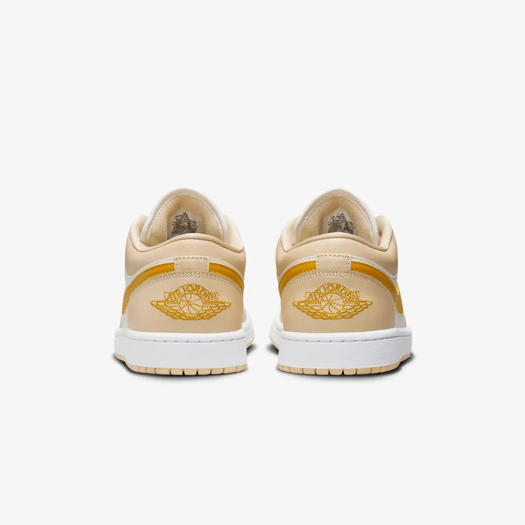 WMN'S AIR JORDAN 1 LOW 'SAIL/YELLOW OCHRE-PALE VANILLA-WHITE'